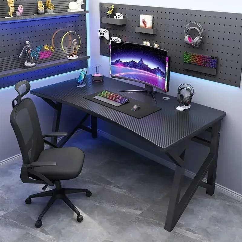 Light Luxury Computer Desks Desktop Gaming Tables Simple Office Desk and Chair Set Bedroom Desk Home Wooden Study Table B e
