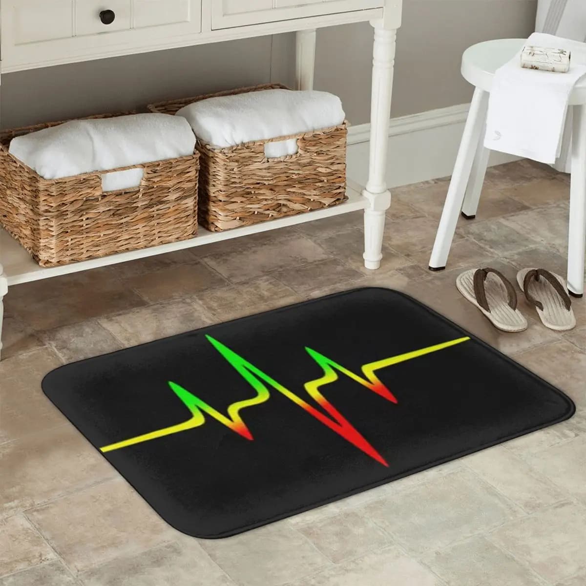 Lion Of Judah Rasta Giamaicano Reggae Zerbino Kitchen Entrance Mat for the house Anti-slip carpet for balcony mats