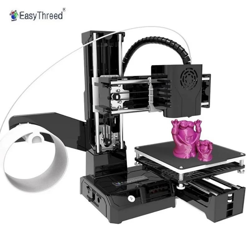 Stampante 3D Easythreed K9 Facile da Usare, Stampa con un Clic, Piattaforma Magnetica, Stampante Desktop Mini K7 per Principianti, Regalo per Bambini