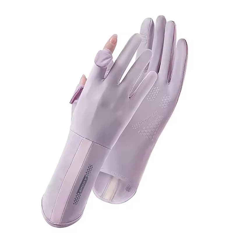 Flip Finger Gloves Practical Wear-resistant Fishing Sun Protection Gloves Outdoor Cycling Protective Gloves
