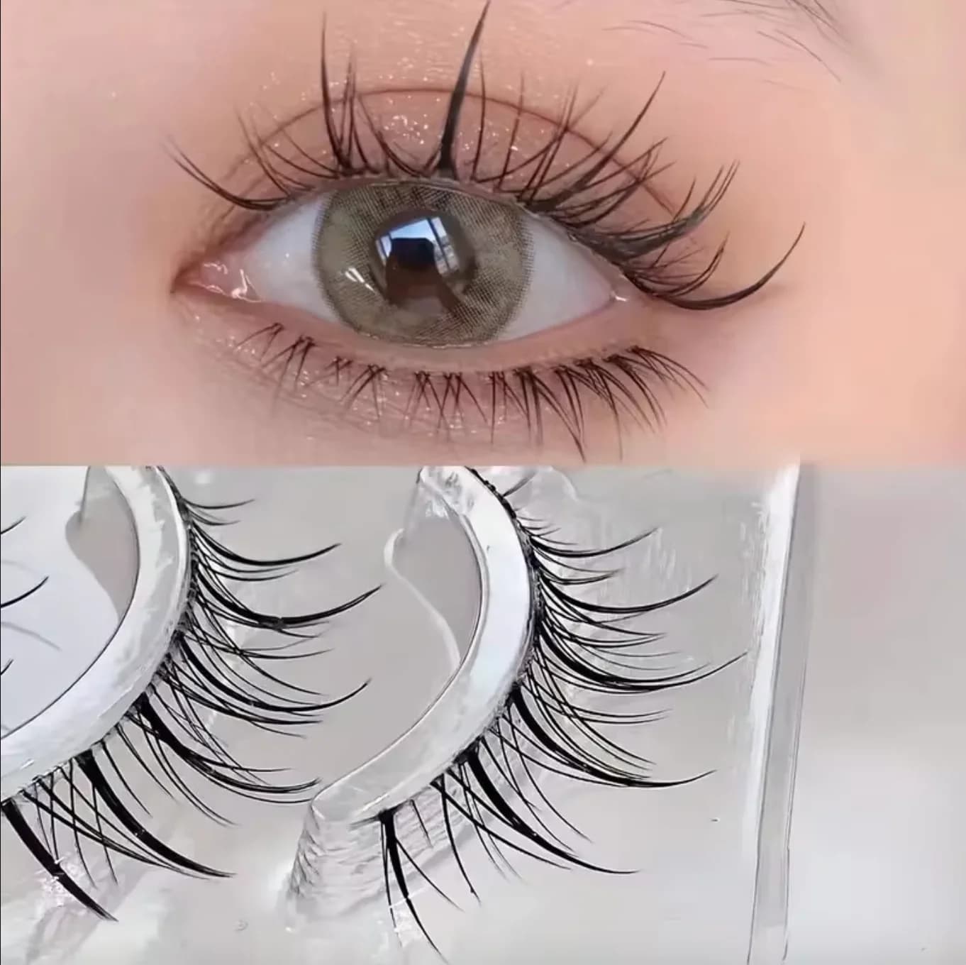 5 pairs of natural fake eyelashes - Soft and comfortable eyelashes, light fake eyelashes for everyday use/fest