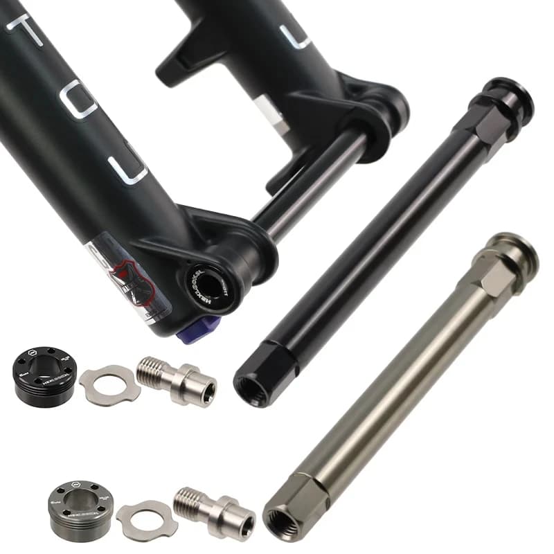 Mountain Bike Asse Passante 15x100 15x110mm Mozzi Ruota Anteriore Bici Asse Passante per MANITOU Forcella Anteriore 15x100/110 Asse Passante Parte Della Bici