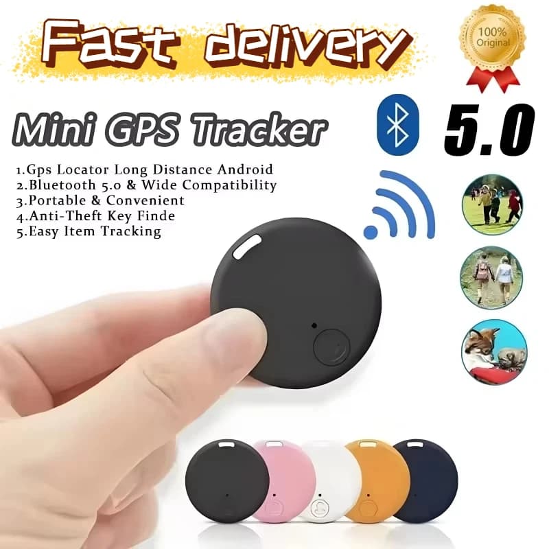 Mini 5.0 Dispositivo Anti-Perso GPS Bluetooth Tracker Air Tag Pet anziani Bambini Portafoglio Tracciamento Per IOS Android Smart Locator 2026