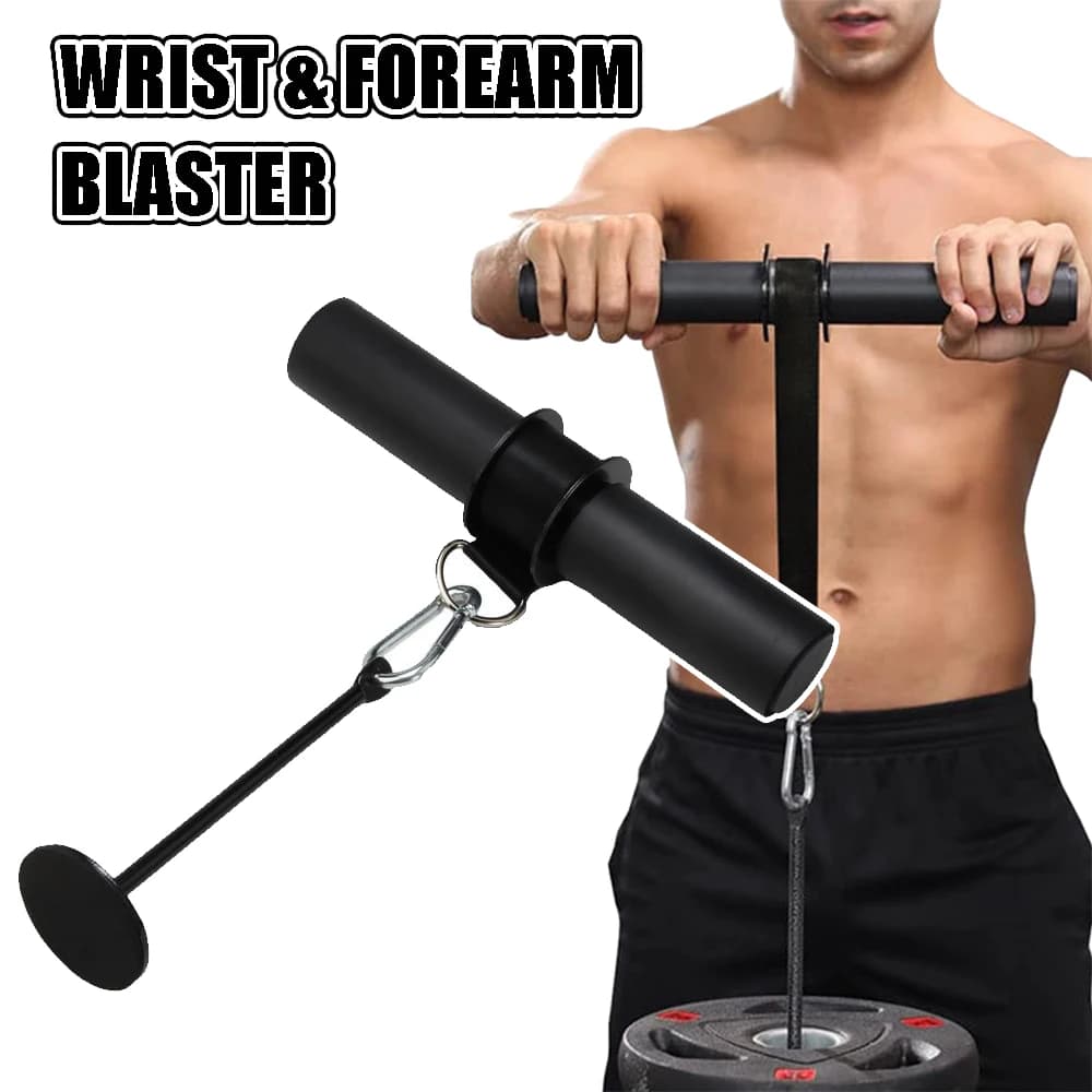 Wrist and forearm Blaster for wrist and forearm for training, suitable for 1 inch and 2 inch standard Olympic weight plates