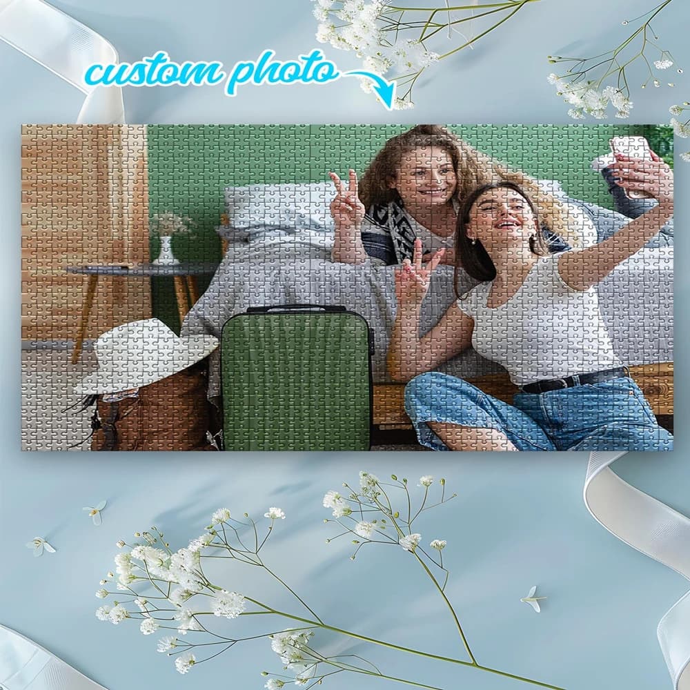 35/150/300/500pcs Diy Friend Custom Picture Custom Puzzles in Photos For Bedroom Desk Decor Commemorative gifts