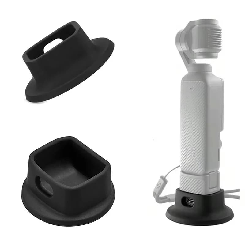 Supporto da tavolo in silicone per DJI Osmo Pocket 3 con base antiscivolo, adattatore per supporto gimbal palmare, accessorio per fotocamera