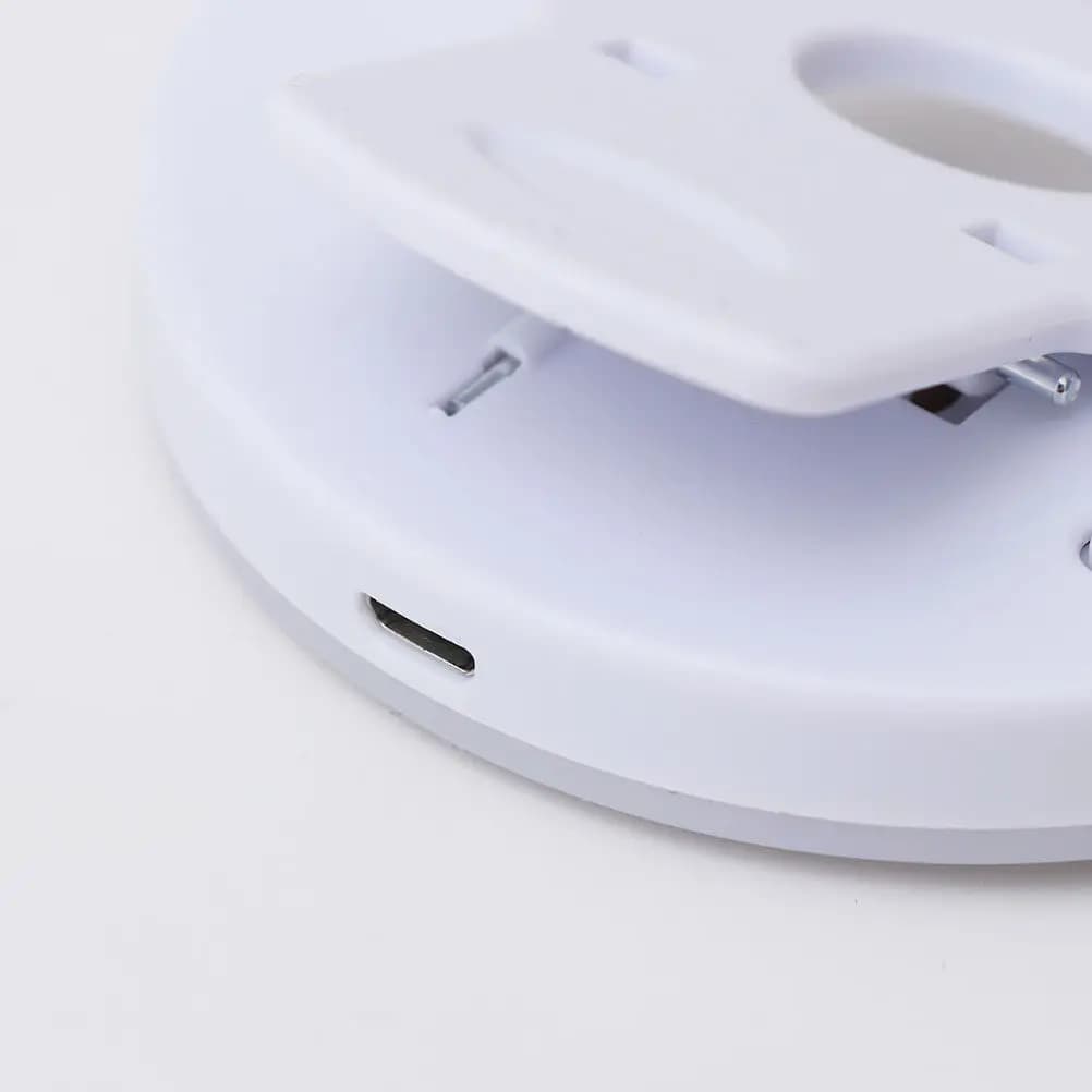 Clip on LED Selfie Ring Light USB Rechargeable 3 Modes Cold Warm Light U Shaped Opening for Phone Camera Photography in Dark