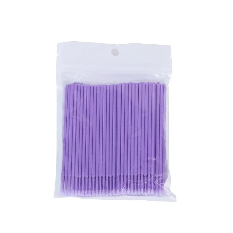 500/1000 Pezzi Microbrush per Rimozione e Pulizia Ciglia, Accessori per Extension Ciglia, Spazzole per Ciglia, Bastoncini di Cotone Micro Individuali