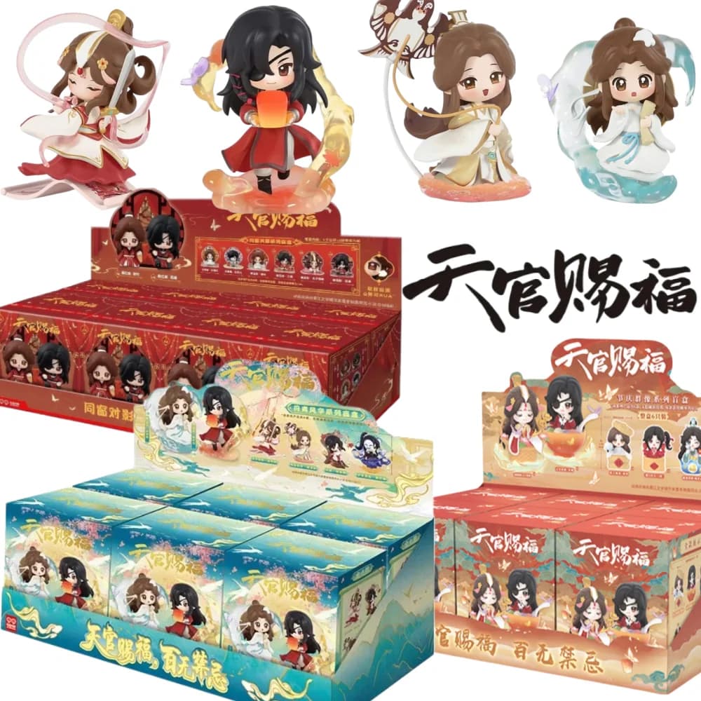 Heaven Official's Blessing TGCF Blind Box Splendor Festival Classmate Scene Xielian Huacheng Desktop Collectible Ornament For Fa