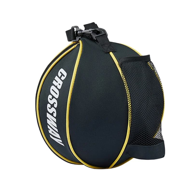 Zaino portaoggetti portatile per calcio, pallacanestro, pallavolo, borsa sportiva rotonda per riporre oggetti multifunzionali all'aperto