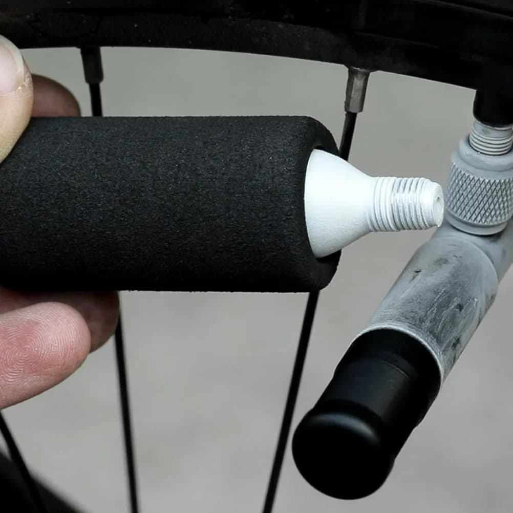 6 Pezzi Copripompa Bici Portatile Professionale, Accessorio per Pneumatici