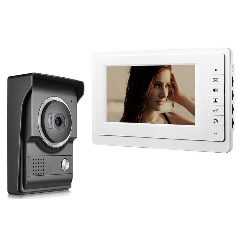 Villa Video Intercom Doorbell, One-click To Unlock Infrared Night Vision Video Intercom