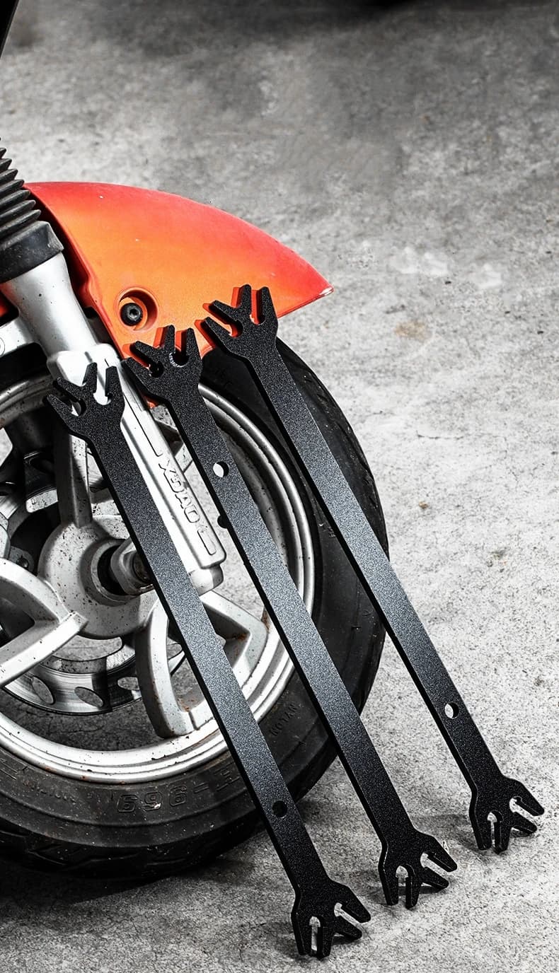 Chiave per la correzione della deformazione del cerchione per moto, biciclette, veicoli elettrici - Strumento di manutenzione per la correzione della deformazione del cerchione