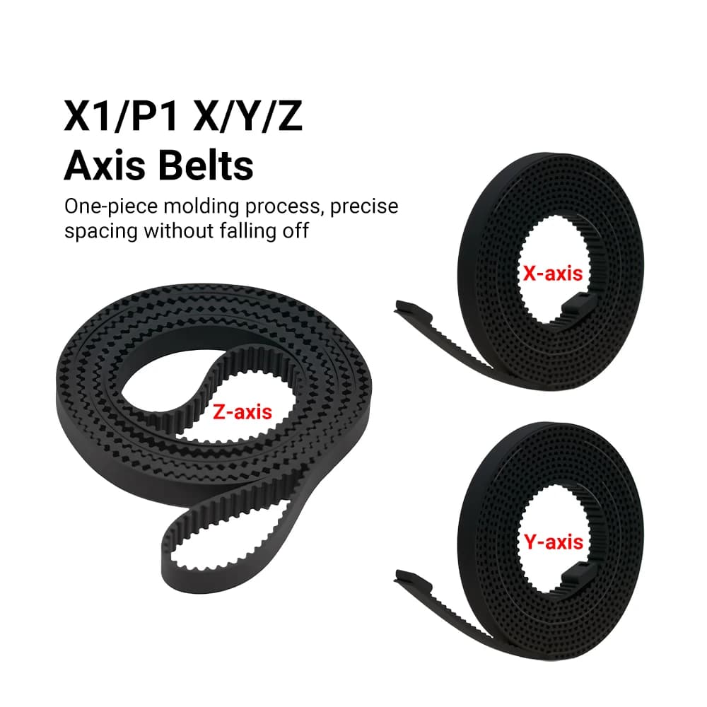 Cinghia sincrona in gomma e fibra di vetro per assi X Y Z, 1142mm 1442mm, per stampanti 3D serie X1, X1S, P1P, P1S