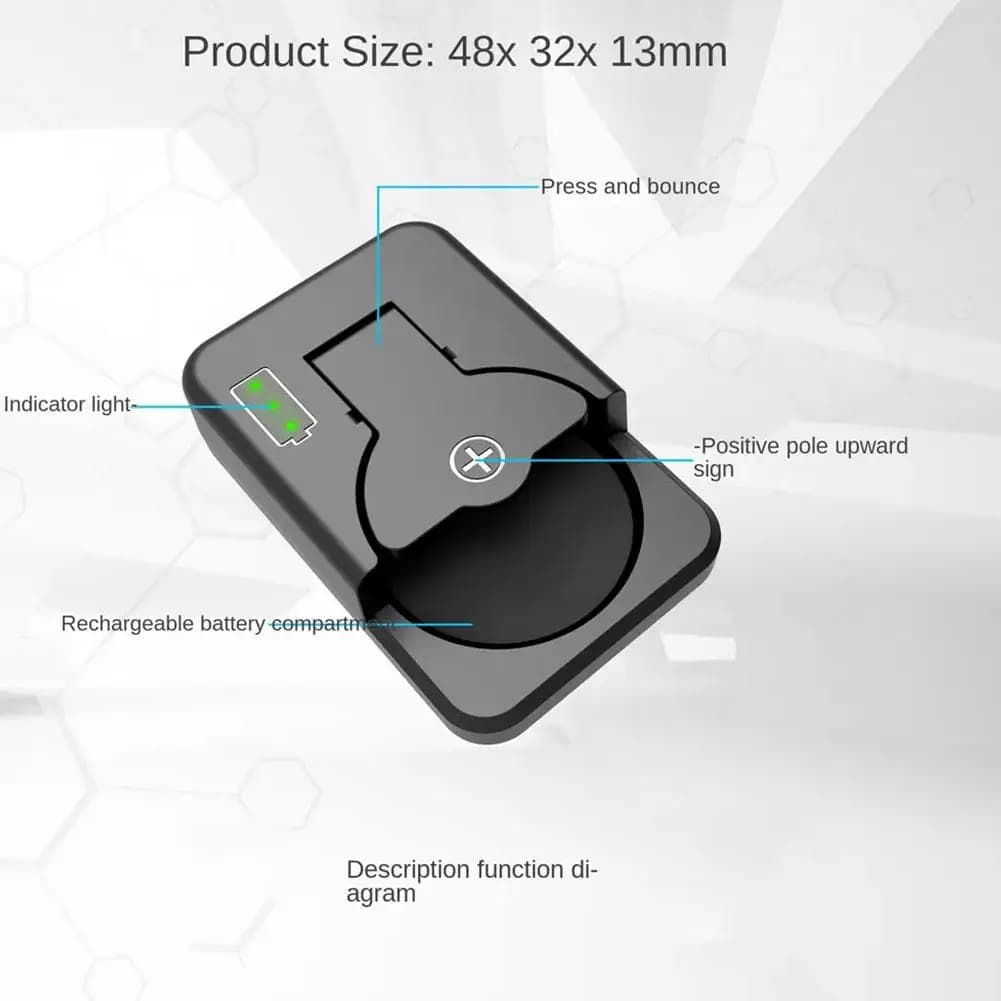 New Portable Button Battery Charger Lithium Charging Can Replace Lightweight And Reliable Rechargeable Battery For Watches