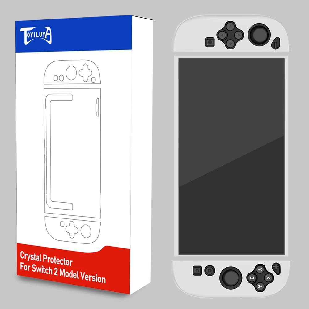 Silicone Protective Cover for Switch 2 Game Console Easy Install NS 2 Case - Red Blue Black Colors Available