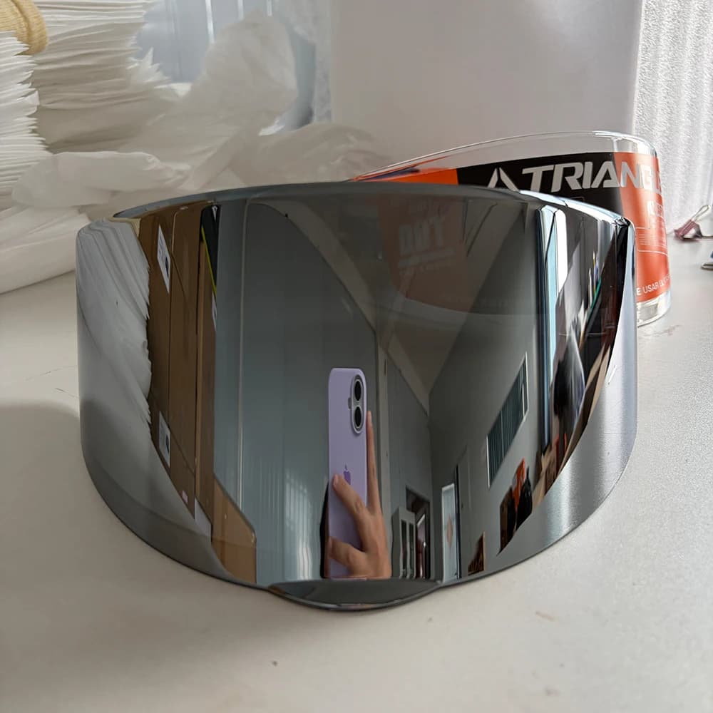 Visiera per Casco CYRIL AH17, Casco Integrale Leggero in Fibra di Carbonio per Moto
