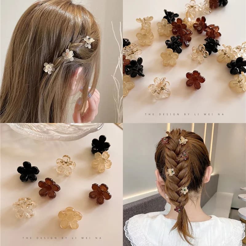 10 pz/set Coreano Mini Clip di Capelli Artiglio Morsetto Elegante Updo Pinze Ragazze Donne Artiglio Dei Capelli Clip Headwea Accessori Per Capelli All'ingrosso