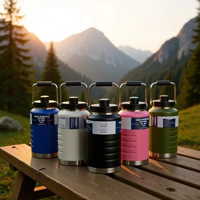 1 Bottiglia d'acqua sportiva grande da 2000 ml, Bottiglia portatile da esterno da 2000 ml, Secchiello per ghiaccio a bocca larga, Bottiglia per acqua fredda, Bottiglia termica, Bottiglia per acqua calda, Bottiglia d'ac