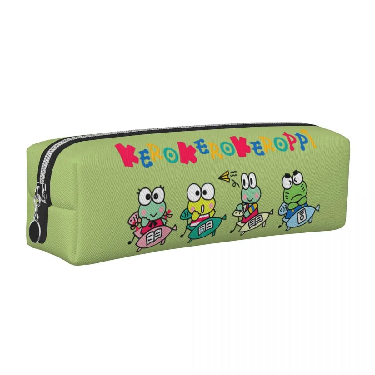 Keroppi Astucci per matite scolastiche Nuovo portapenne Astucci per matite Studente Grande materiale scolastico per riporre Astucci regalo