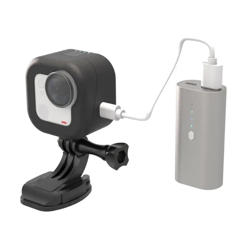 Magnetic charging support with 1000 mAh battery for camera charging Go Action Design and