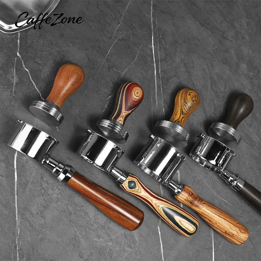 CAFFEPRO Coffee Tamper 51mm 53mm 57mm 58mm 41mm 49mm for Delonghi Breville Lelit Portafilter Espresso Accessories Barista Tools