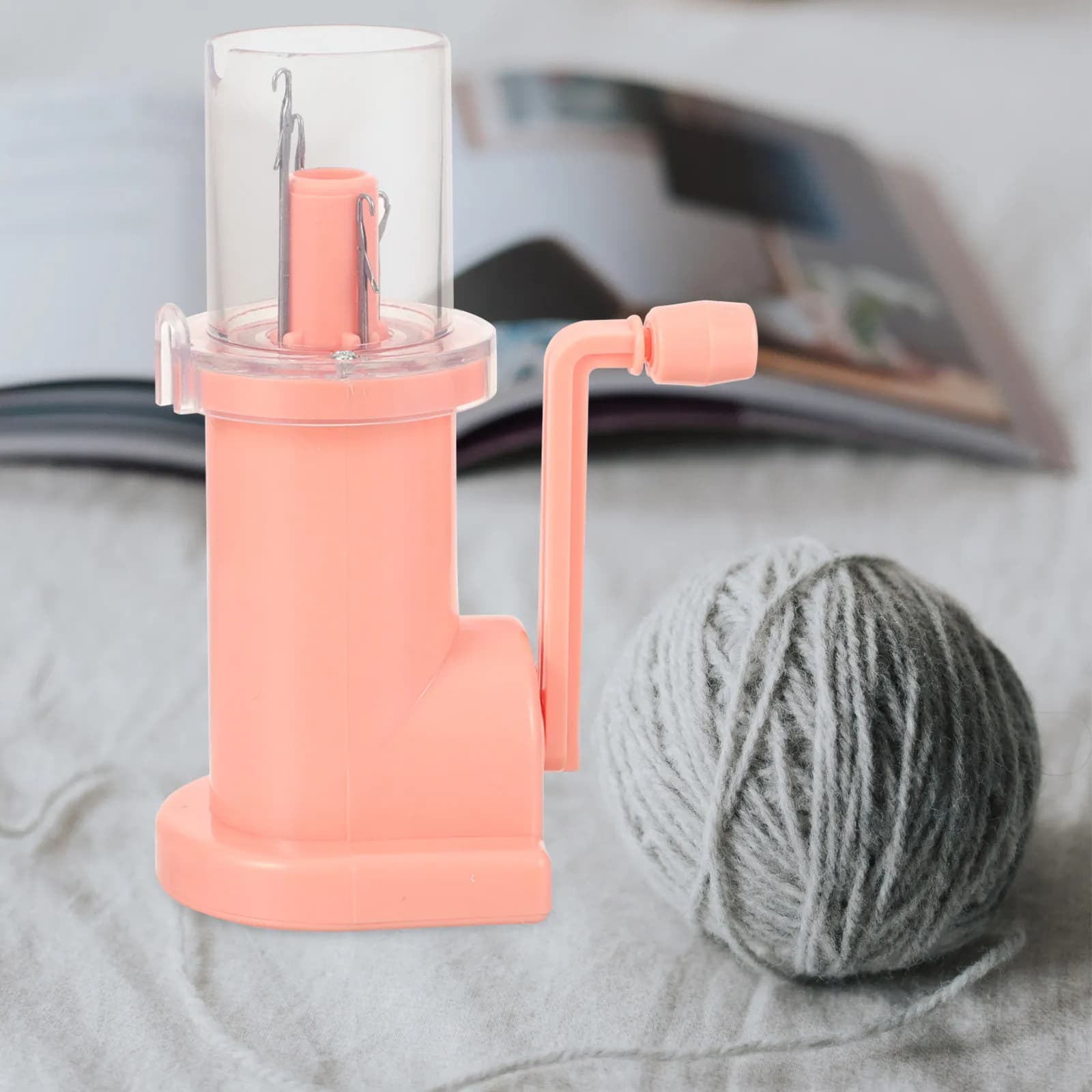 Set Mini Macchina per Maglieria Fai-da-Te, Avvolgitore Circolare Compatto per Principianti e Adulti, Strumento per Avvolgere Filati per Lavori Artigianali Domestici