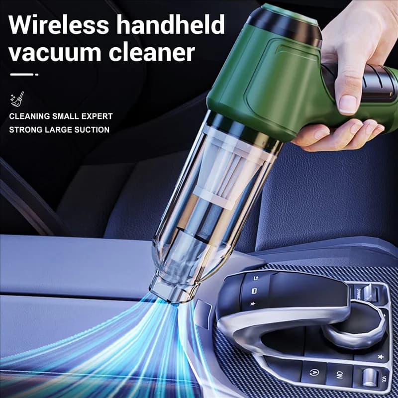 ABWP-120W Cordless Ventilatore di Aria Tenuto In Mano Portatile Spolverino Mini 9000Pa Senza Fili Auto Aspirapolvere Ciclonico di Aspirazione Casa