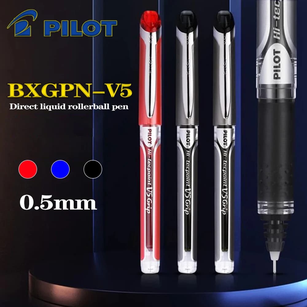 1PC Giappone Pilota Penna Gel BXGPN-V5 Liquido Dritto 0.5mm Punta Dell'ago Penna A Sfera di Grande Capacità Ritorno A Scuola Anime Ufficio di Cancelleria