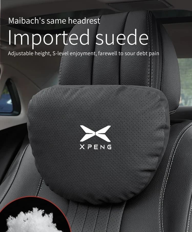 XPENG P5 P7 G3 G6 G9 X9 N5 F57 BETA Poggiatesta per auto Supporto per il collo Cuscino lombare Cuscino per il collo morbido e traspirante Accessori auto