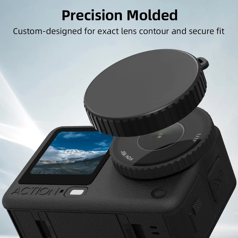 For DJI Osmo Action 6 Dust Cover for camera lens, Anti-slip silicone protective case for DJI Action 6 accessories