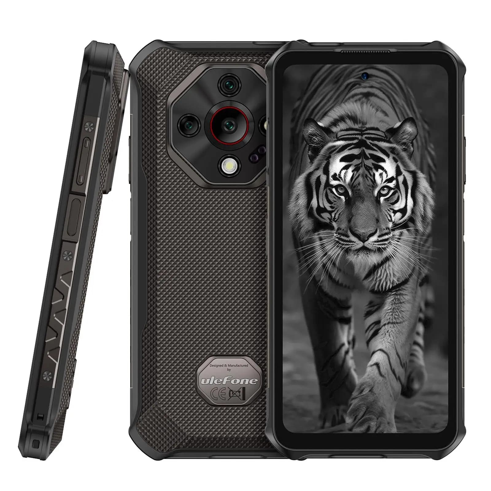 Ulefone Armor X16 Smartphone robusto 10360mAh Batteria 128GB ROM 120Hz 6,56" NFC Android 15 Telecamera notturna 48MP 4G