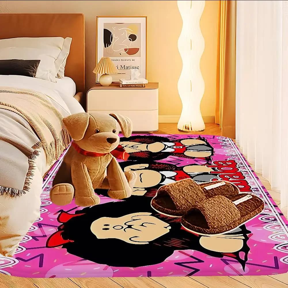 M-Mafalda Girl Floor Carpet Nordic Style Home Doormat Bathroom-Toilet Mats Bedroom Hotel Decor Mat