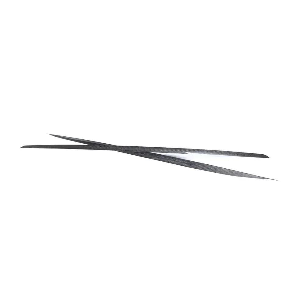 Estensione gonna laterale CLS C257 in fibra di carbonio di aggiornamento ad alta precisione per Mercedes Benz CLS400 550 Sport 2018 2019