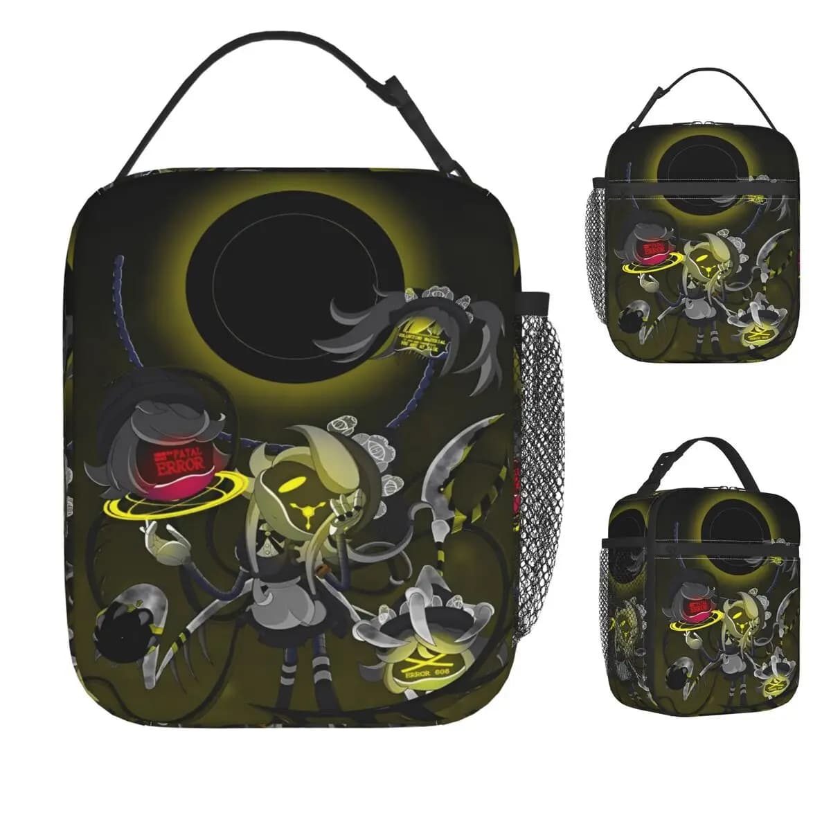 Anime Murder Drones Lunch Bag For Girls Lunch Box Casual Travel Cooler Bag Portable Oxford Tote Food Bags