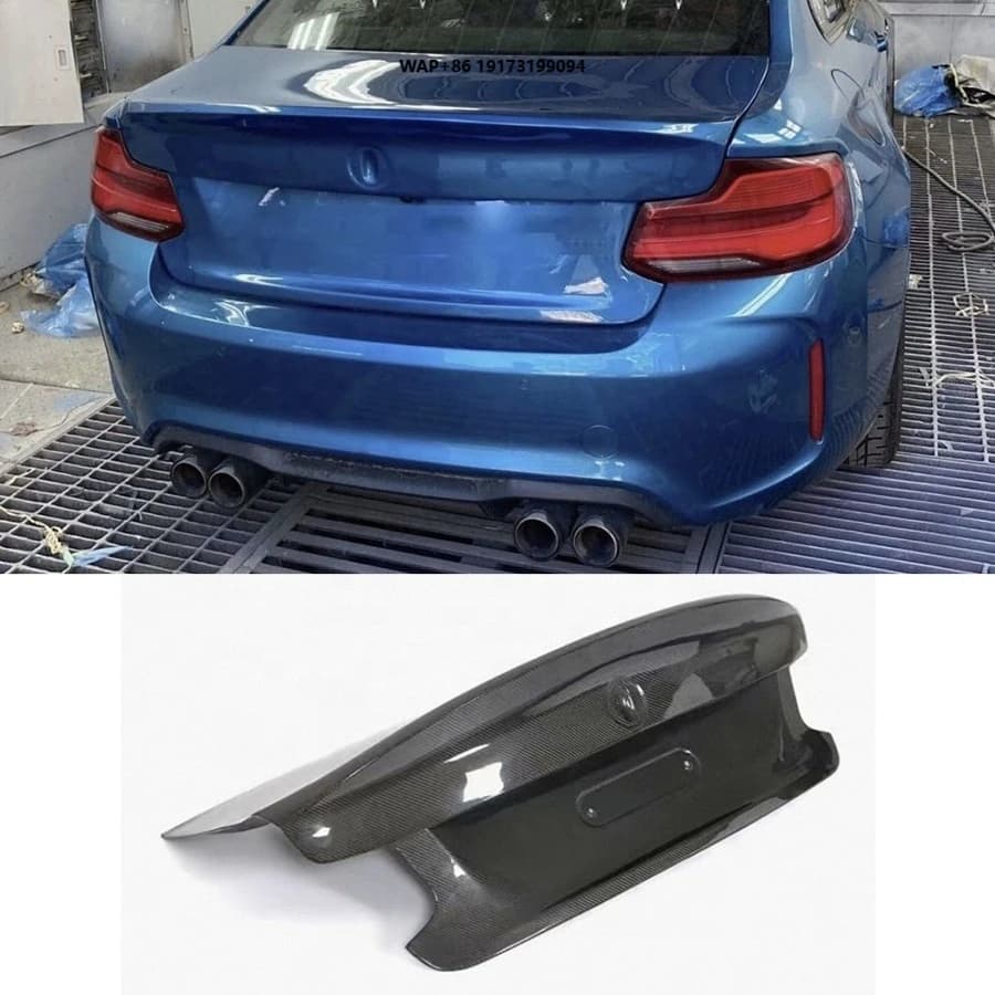 Cofano Posteriore in Fibra di Carbonio per BMW Serie 2 F22 F87 M2 2016-2019, Stile CSL, Copertura Posteriore a Coda d'Anatra, Kit Carrozzeria