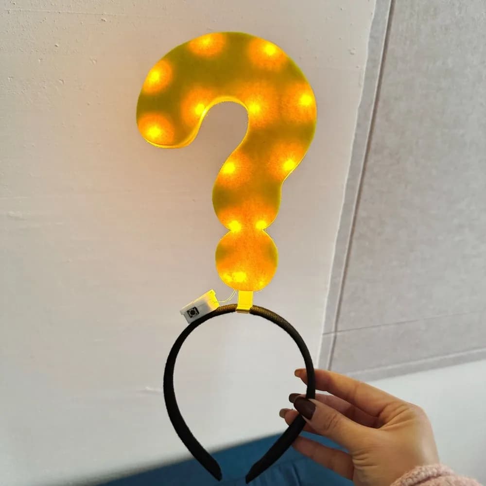 Lightweight with LED Arrow Light Headband Light Up Arrow Shape LED Headband Funny Unique Design Glow Hair Hoop Christmas