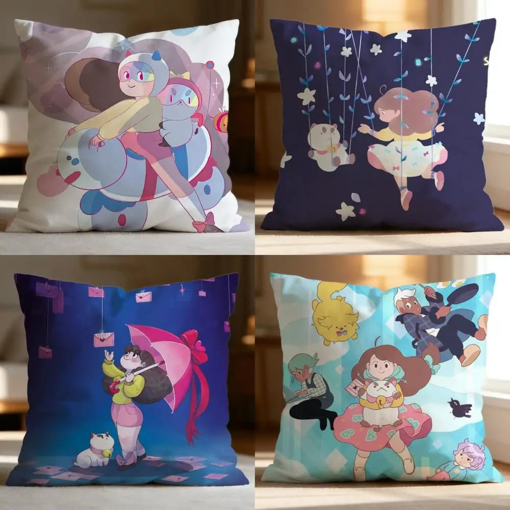 Popolare Federa Decorativa B-BBee e Puppycat, Morbida e Lavabile, Multiuso per Divano, Letto, Viaggio e Ufficio