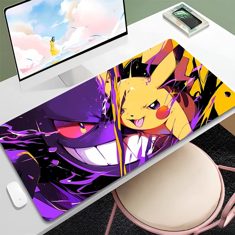 P-Pikachues Anime Mouse Pad Gioco fantastico Tappetino da gioco Laptop PC Ufficio Morbido Tappetino da tavolo Tappetino per mouse carino Tappeto per tastiera Kawaii per regalo ragazza