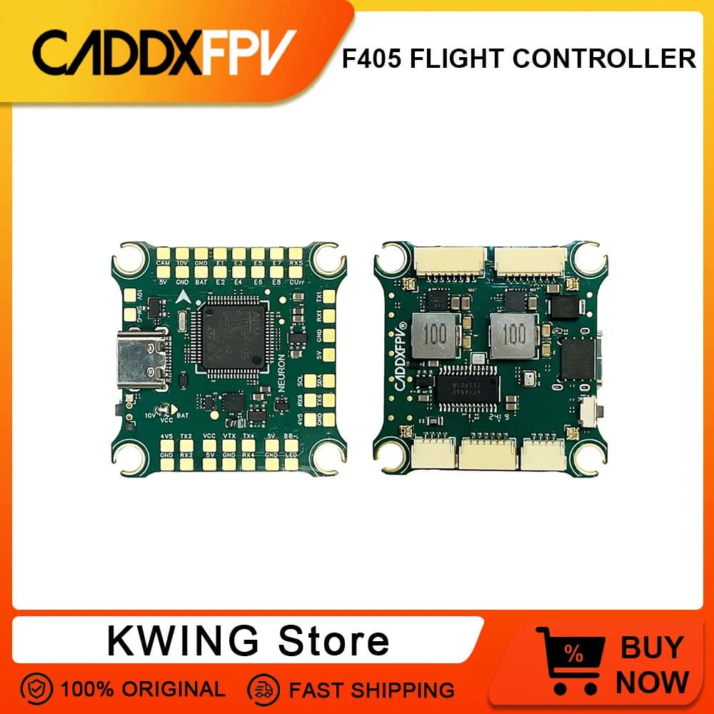 CADDX F405 flight stack controller 44*44mm 55/70A ESC 2 - 6S compatible ideal for FPV Racing and Freestyle CADDXFPV drone