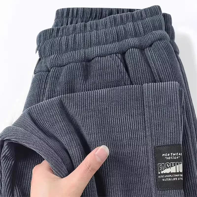 Pantaloni casual da uomo in velluto a coste Thiened con Fce per pantaloni lunghi sportivi antimacchia resistenti all'usura autunnale e invernale