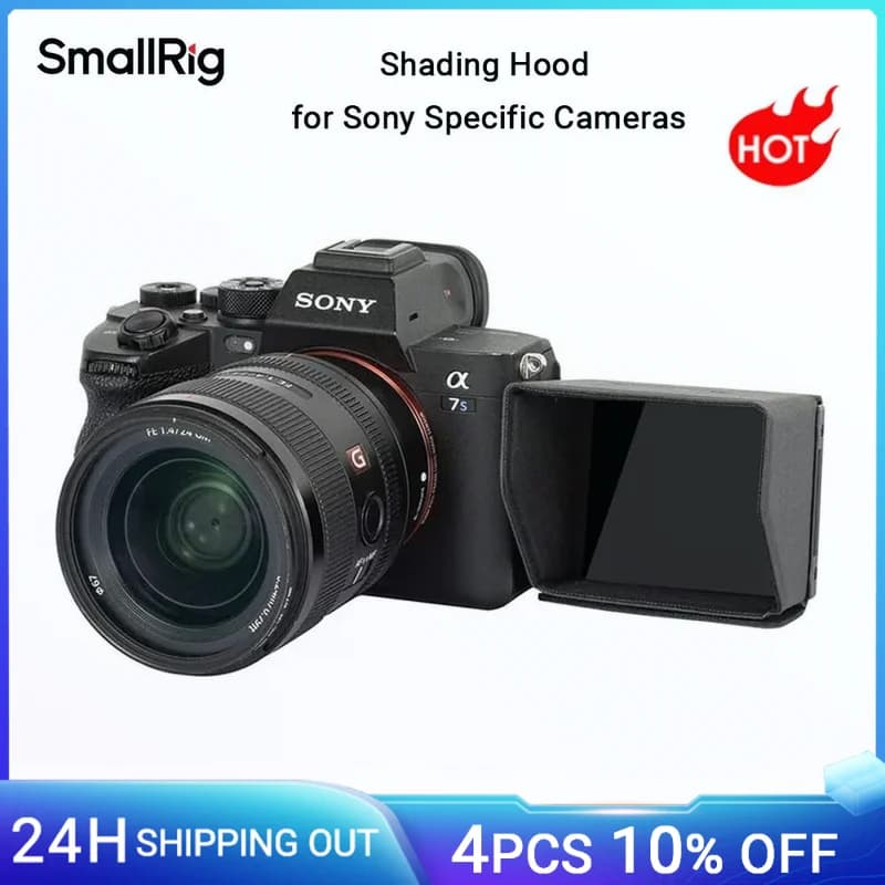 SmallRig Sunhood for Sony Alpha 7S III Alpha 7C for Sony ZV-1 FX3 Camera Rig for Shoot Video Photo Portable Accessory 3206