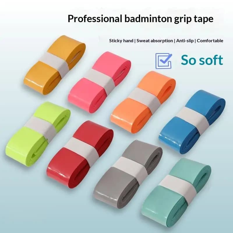 20pcsThickened Badminton Racket Glue Towel Tape Anti-slip Sweat-absorbing Tape For Racket Fishing Rod Tennis Overgrip