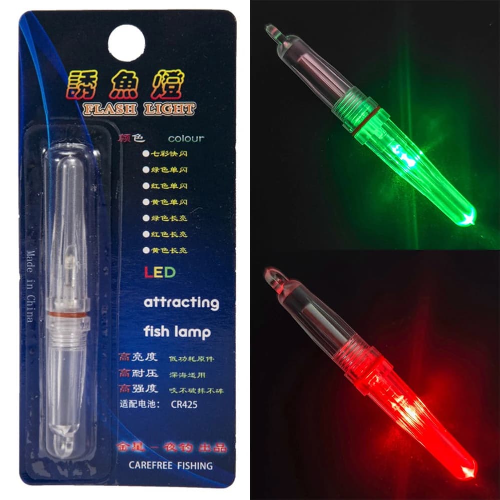 1pc Glow Elettronico LightStick Notte-Pesca Galleggiante Asta Lampada Pesce Raccolta Glow Light Impermeabile Attrezzatura da pesca subacquea 72x10
