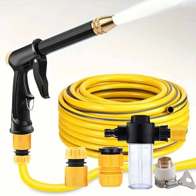 10 m high pressure water gun for domestic car washing Black water for car washing Adjustable nozzle Water irrigation pipe for plant car washing