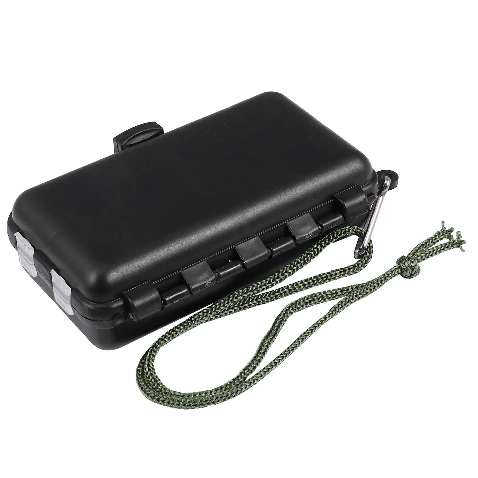 Scatola per esche da pesca da 2 pezzi, in PVC ad alta resistenza, impermeabile, portatile, contenitore per attrezzatura da pesca