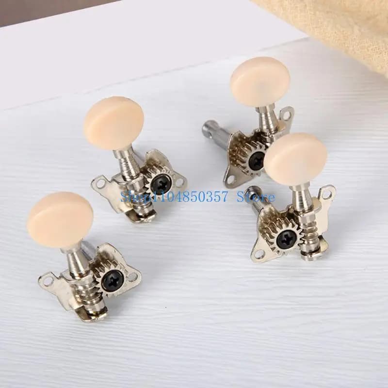 5asd piroli per ukulele ricambio 2L2R piroli per ukulele in stile classico teste macchine per basso ukulele a 4 corde