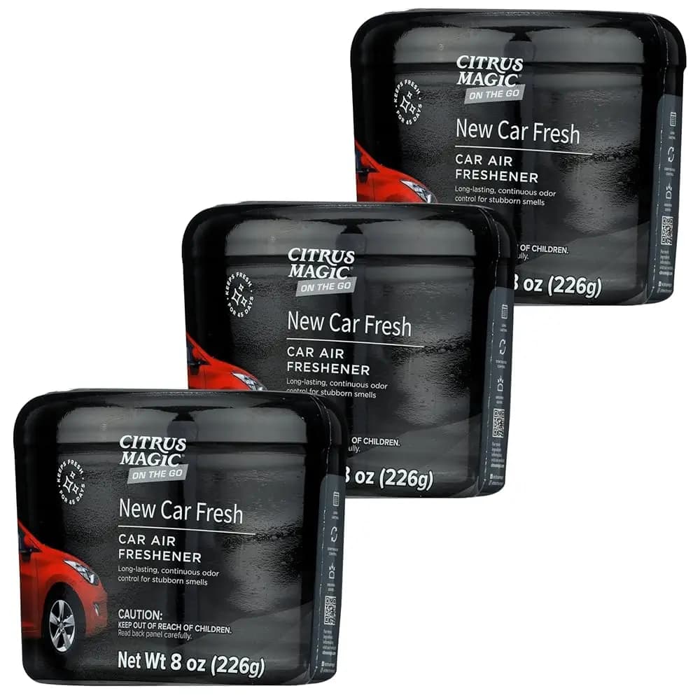 Deodorante Solido Assorbente di Odori per Auto, Nuovo Profumo Lussuoso per Auto, 8 Once, Confezione da 3, Spedizione Gratuita