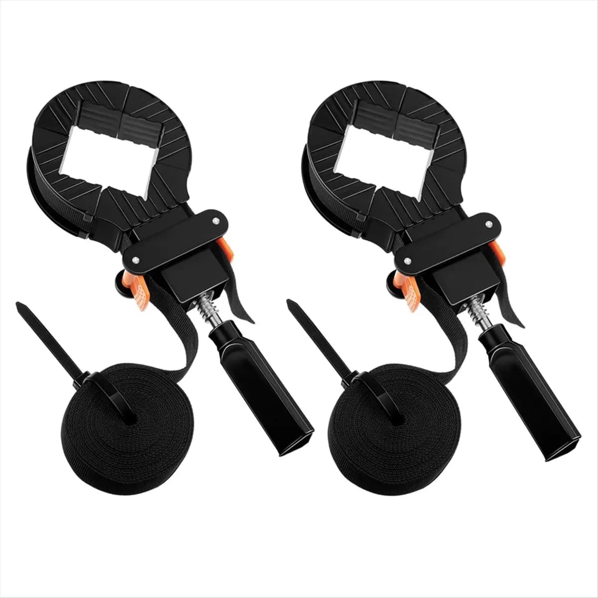 2 Packs of clamps for joinery, clamps for quick release, clamps for strap, adjustable tool for frames