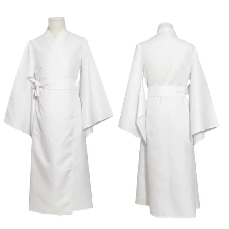 Kimono Bianco Tradizionale Giapponese per Uomo e Donna, Vestito da Bagno, Nagajuban, Biancheria Intima, Costume Yukine Noragami